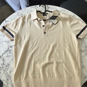 Brand New Massimo Dutti Polo Shirt Medium